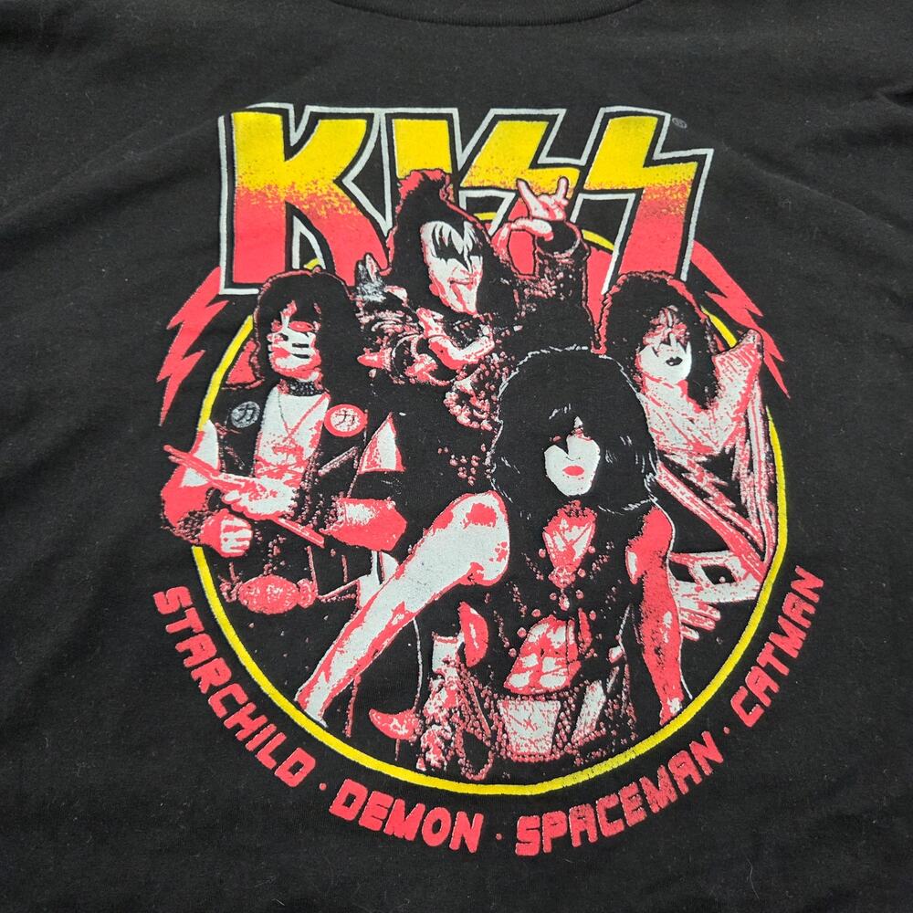 KISS BAND MENS TEE SHIRT 3XB STARCHILD DEMON SPACEMAN CATMAN TEE - Picture 2 of 4